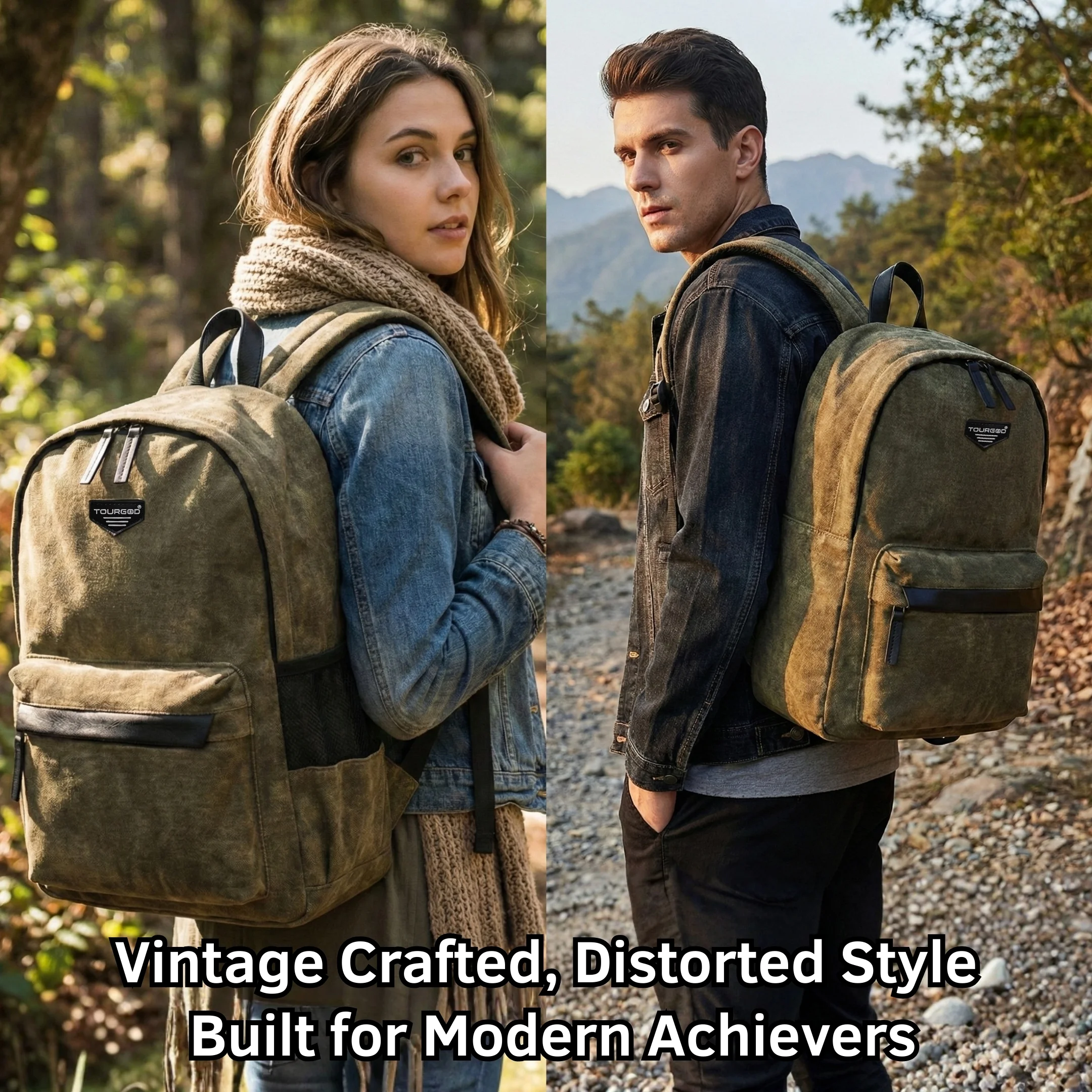 Cotton Canvas Backpack