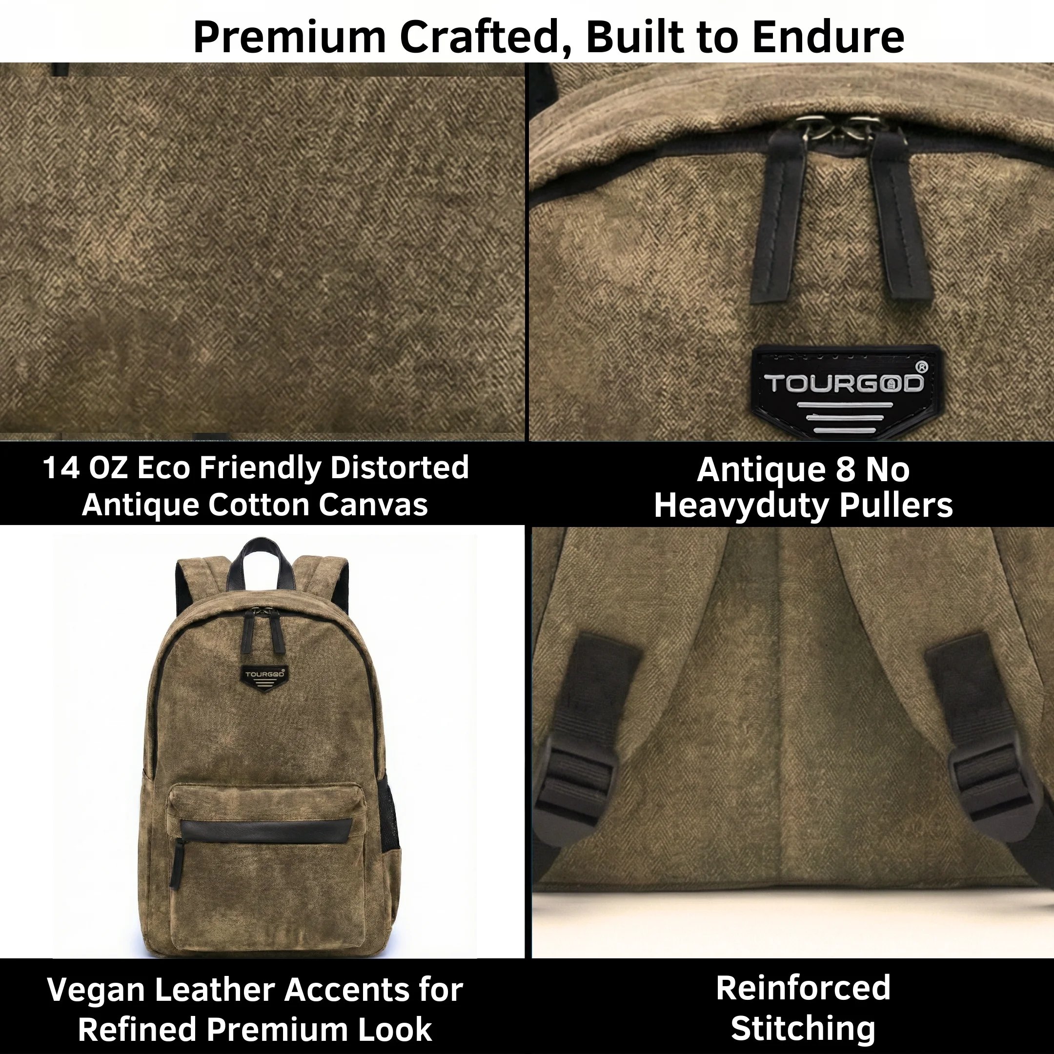Cotton Canvas Backpack