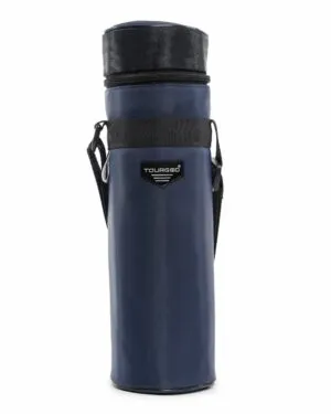 TOURGOD Insulated Water Bottle Bag 1 Liter| 2021 Silk Touch Polyester Sleeve Cover | Blue