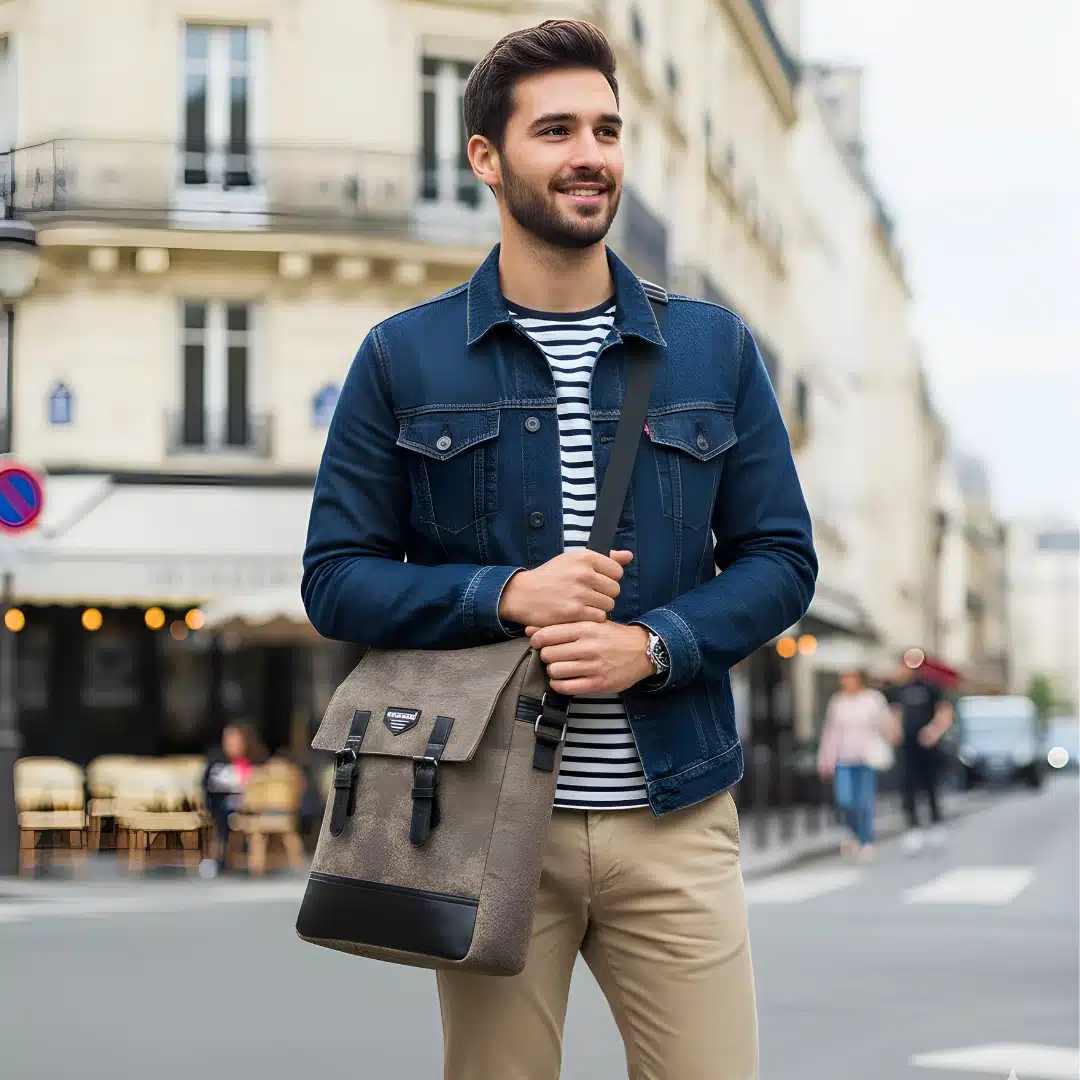 Distorted Vintage Cotton Canvas Backpack