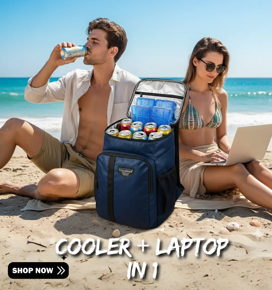 Cooler and Laptop