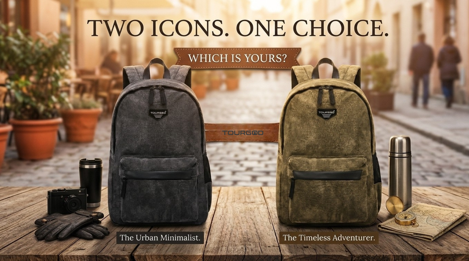 Canvas Rucksack Bag - TOURGOD